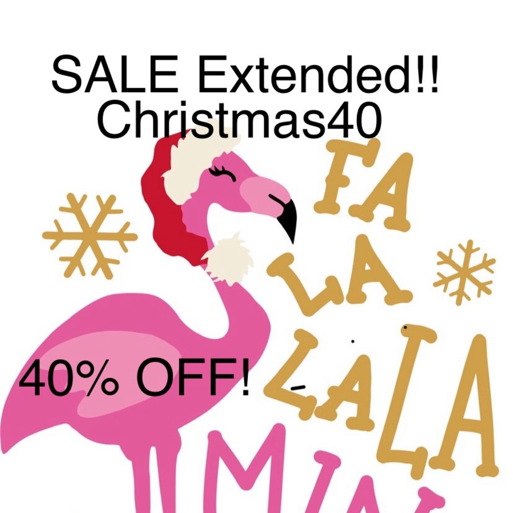 Everything on sale! Www.theflirtyflamingo.com 40% off